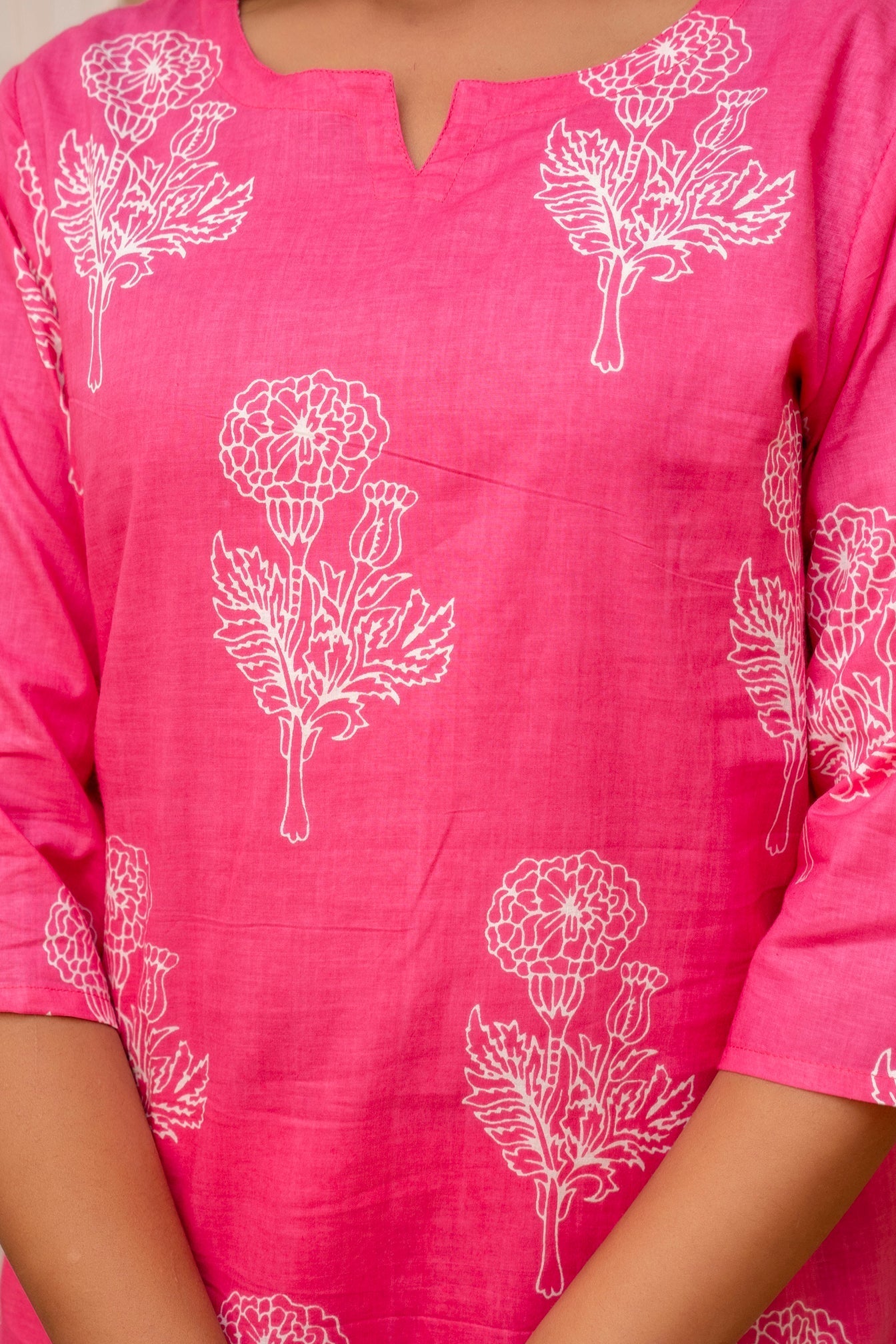 Blush Bloom Rayon Co-ord set