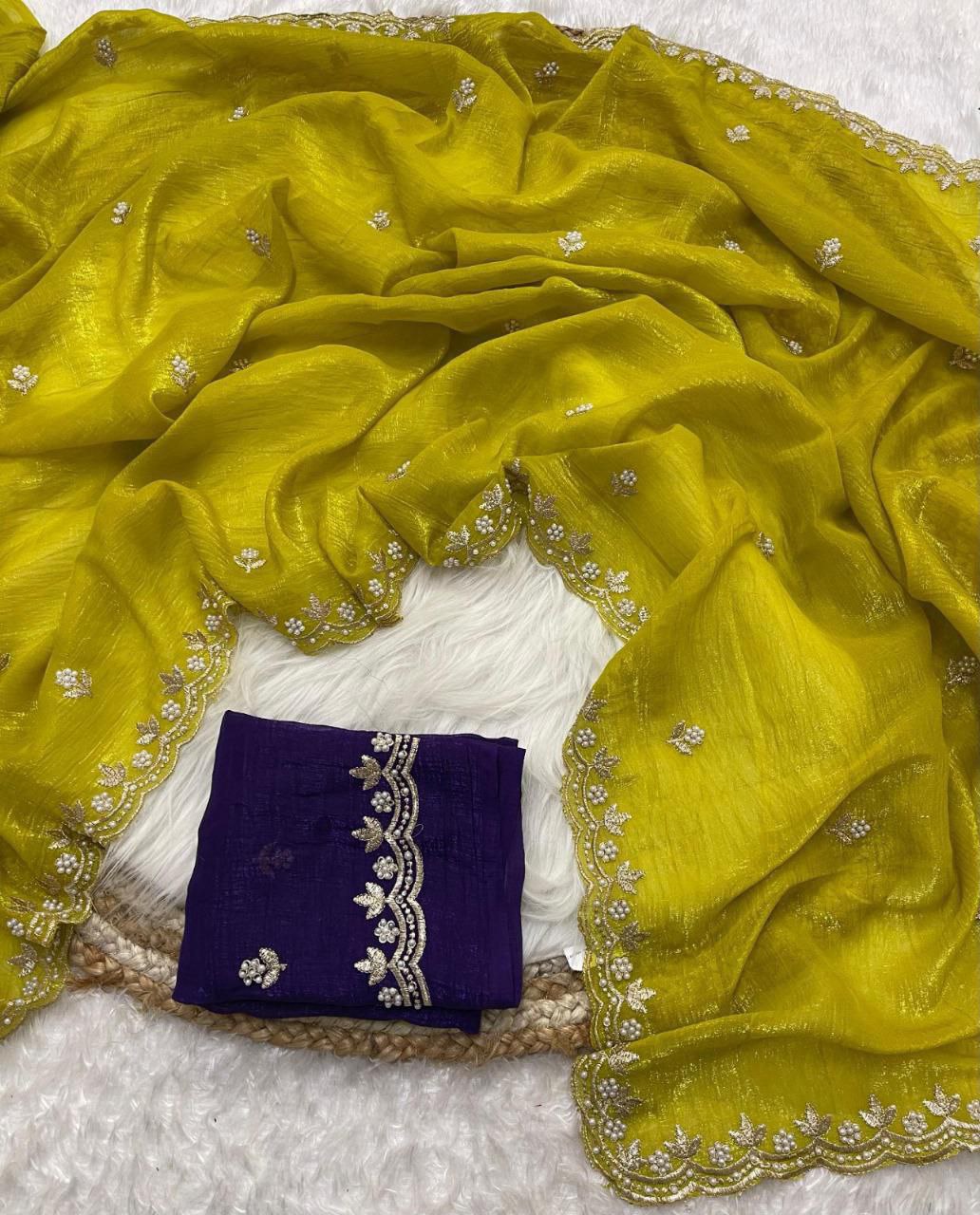 New Launching satin chiffon crush silk