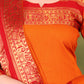 Cotton Kurti and Dupatta with Intricate Weaving Work