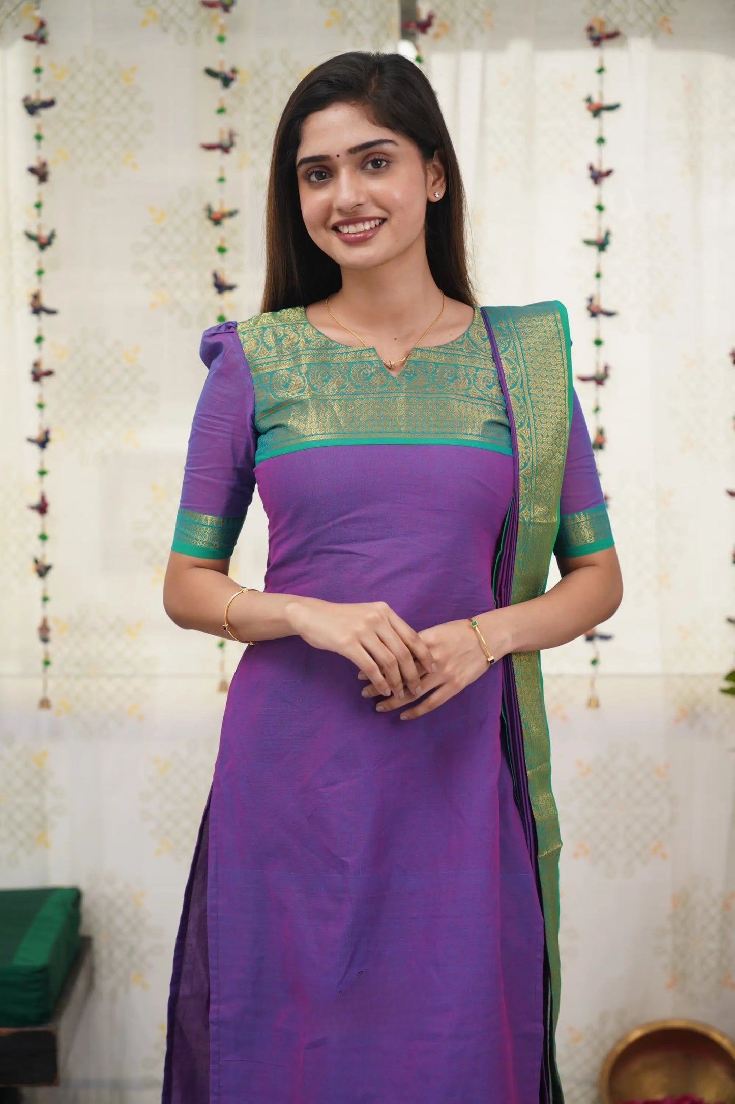 Chic Cotton Kurta and Dupatta Set