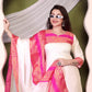 Cotton Kurti and Dupatta with Intricate Weaving Work