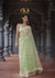 Lilaan Soft Slab Cotton Saree with Rich Weaving Blouse Elegant & Comfortable