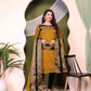 Cotton Kurti and Dupatta with Intricate Weaving Work