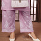 Beautiful Pink Chikankari Cotton Kurti with pant