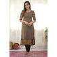 Stylish Grey Cotton Kurti with Black Border – Comfort Meets Class.