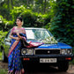 Traditional Soft Lichi Silk Saree with Exclusive Contrast Blouse