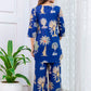 Blue Crush Rayon Co-ord set