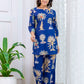 Blue Crush Rayon Co-ord set