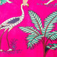 Pink Botanical Rayon  Co-ord set