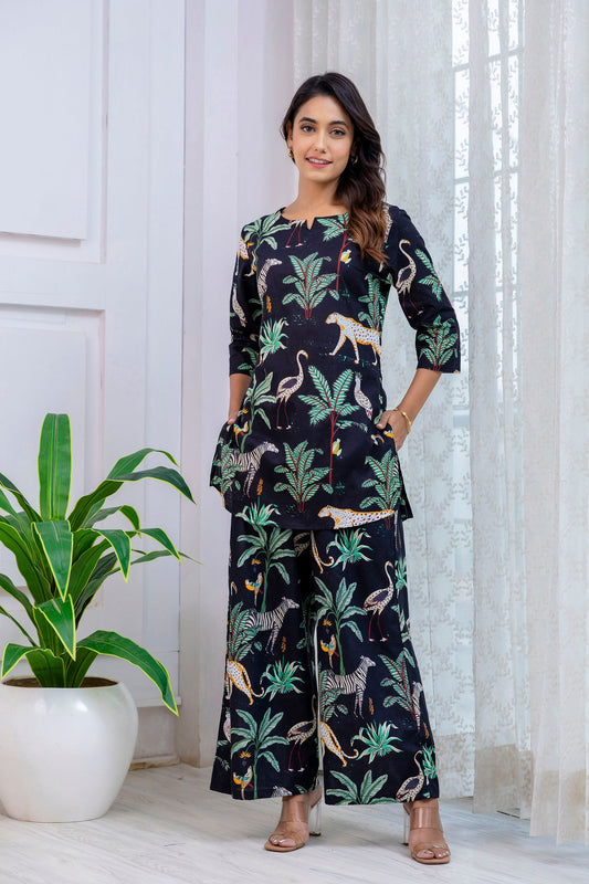 All Eyes on Black Rayon Co-ord set