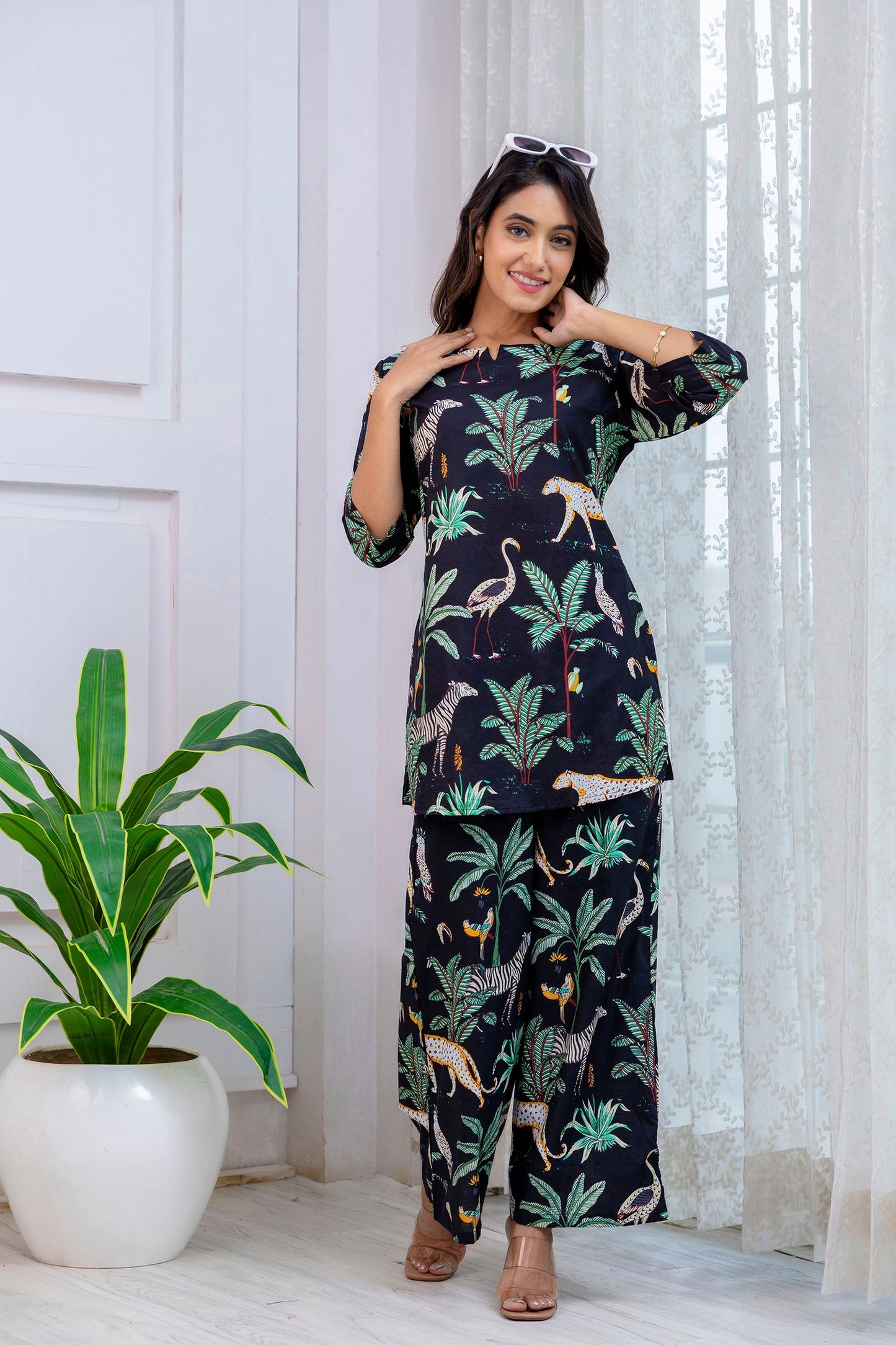 All Eyes on Black Rayon Co-ord set
