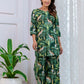 Forest Flow Green Rayon Co-ord set