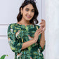 Forest Flow Green Rayon Co-ord set