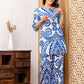 Deep Sea Chic Rayon Co-ord set
