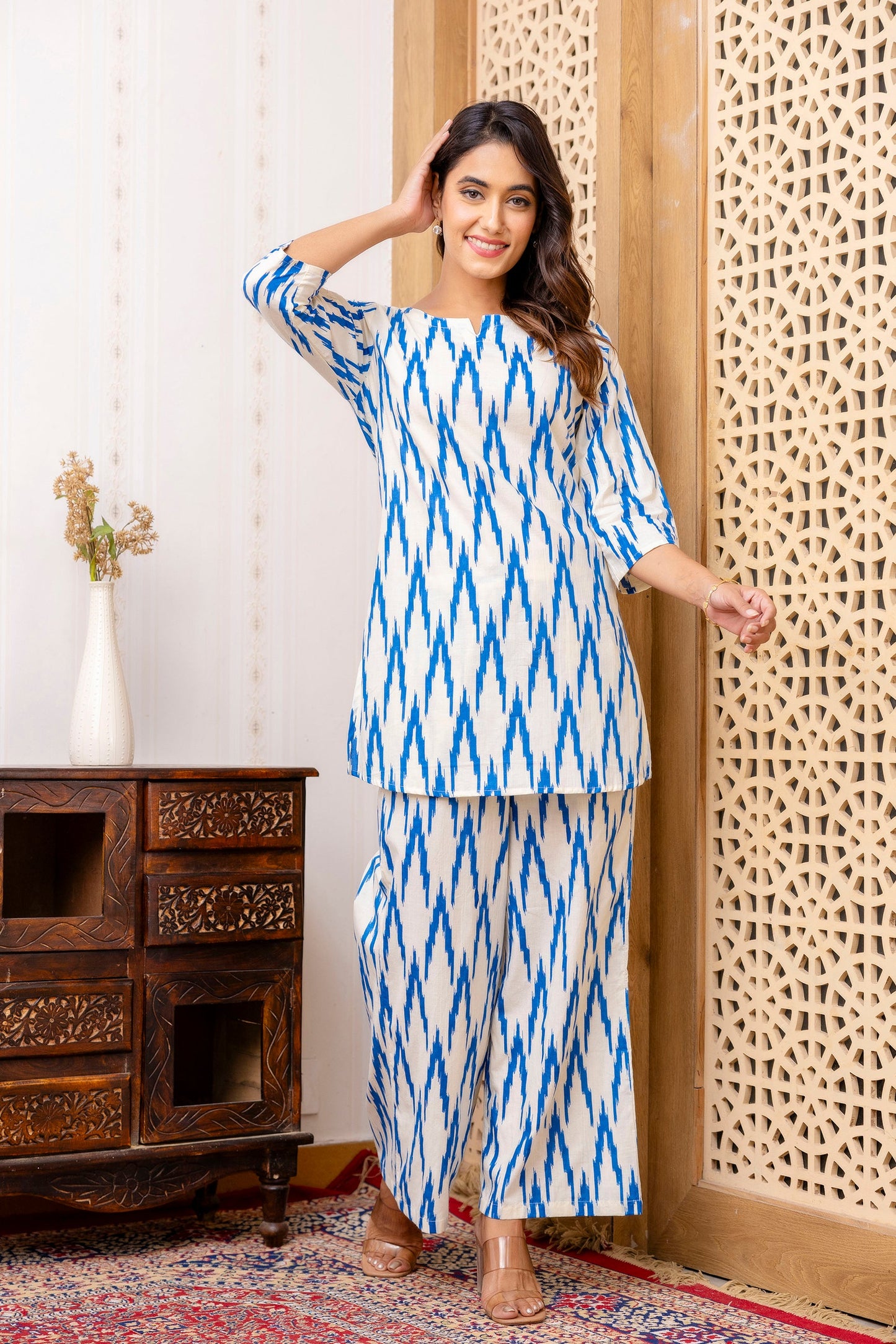 Wander Boldly – Printed Rayon Co-ord Set