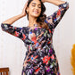 Elegant Black Rayon Co-ord set