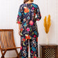 Floral Fantasies Come to Life Rayon Co-ord Set