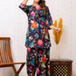Floral Fantasies Come to Life Rayon Co-ord Set