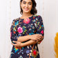 Floral Fantasies Come to Life Rayon Co-ord Set