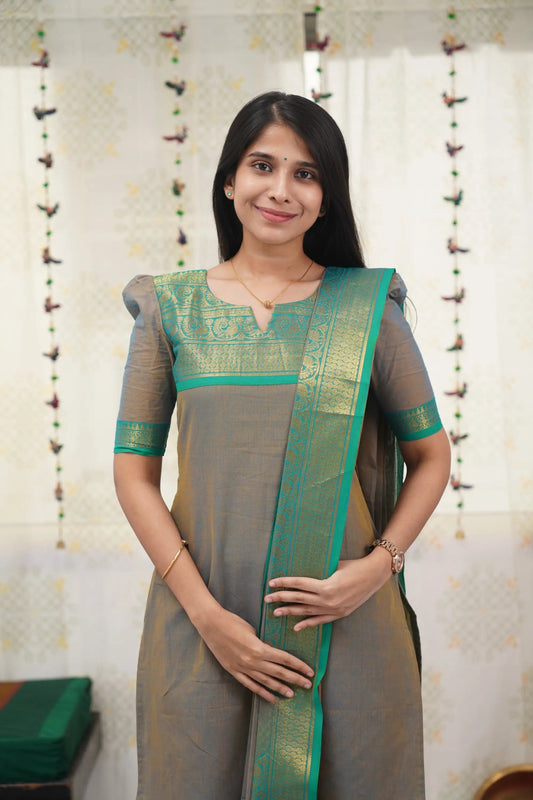 Trendy Cotton Kurta with Dupatta