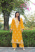 Comfortable Yellow Chikankari Kurti with Pant for Women