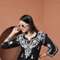 Classic Ethnic Wear – Rayon Black Chikankari Kurti & Pant