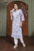 Trendy Levander Women’s Chikankari Cotton Kurti & Pant