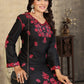 Classic & Stylish Rayon Slub Black Chikankari Kurti Pant Collection