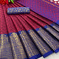 Pure Mercerised Cotton Silk with Exclusive Self-Weaving Design & Rich Border