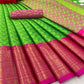 Pure Mercerised Cotton Silk with Exclusive Self-Weaving Design & Rich Border