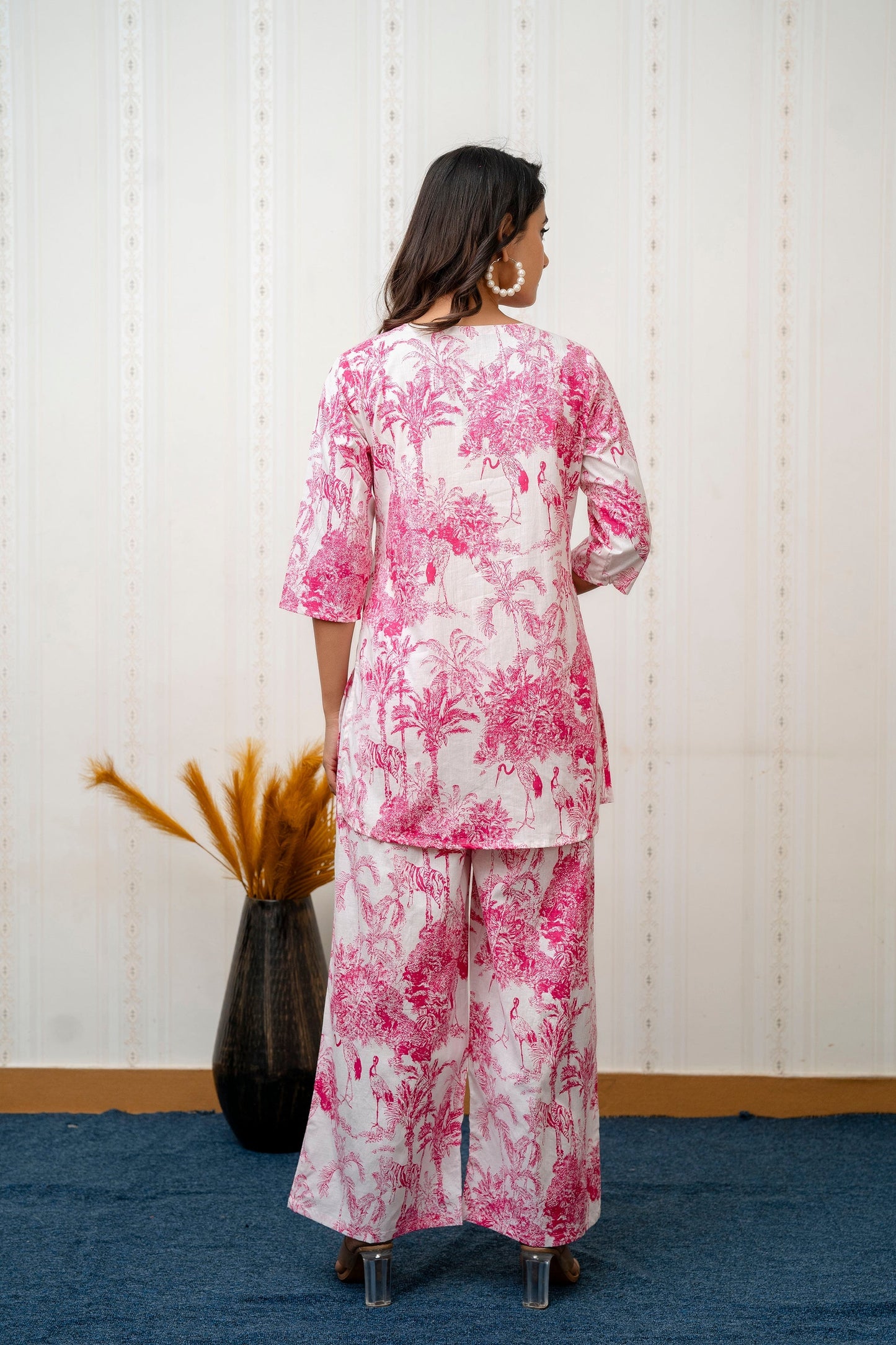 Rosewood charm Rayon Co-ord set