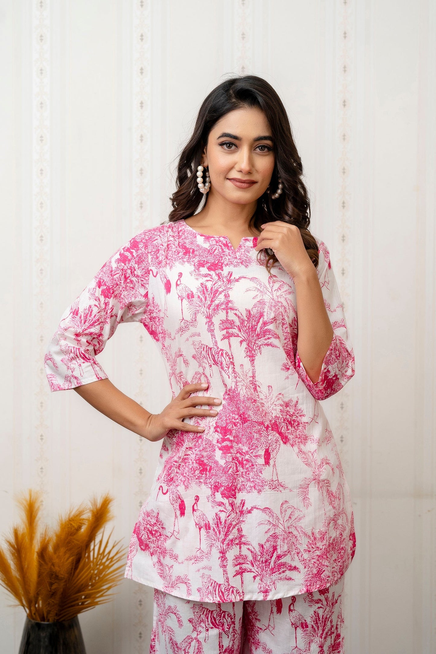 Rosewood charm Rayon Co-ord set