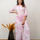 Blush Medow pink Rayon Co-ord set