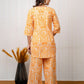 Citrus Grove Orange Rayon Co-ord set