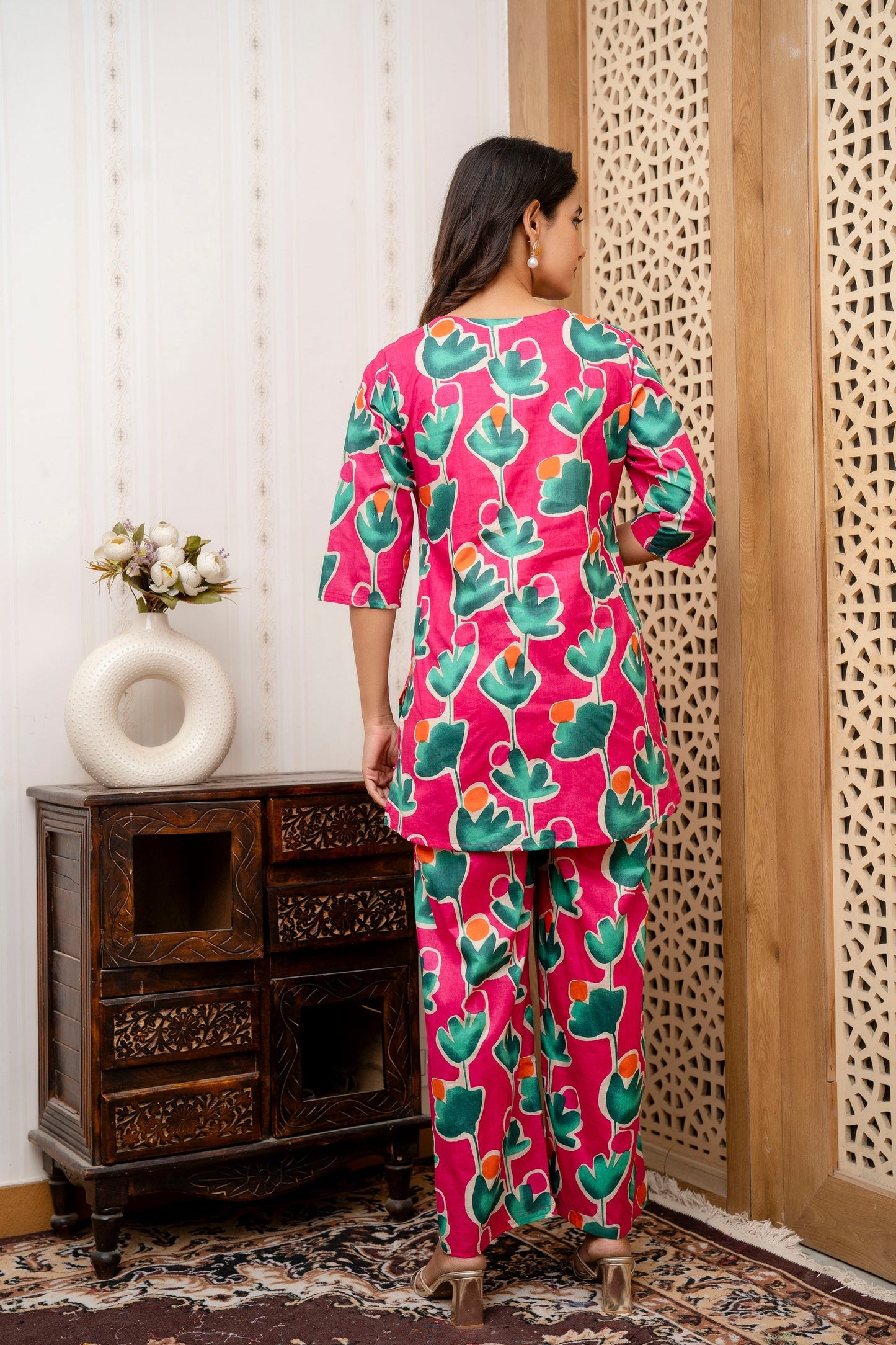 Sun-Kissed Prints and Effortless Fits Rayon Co-ord Set
