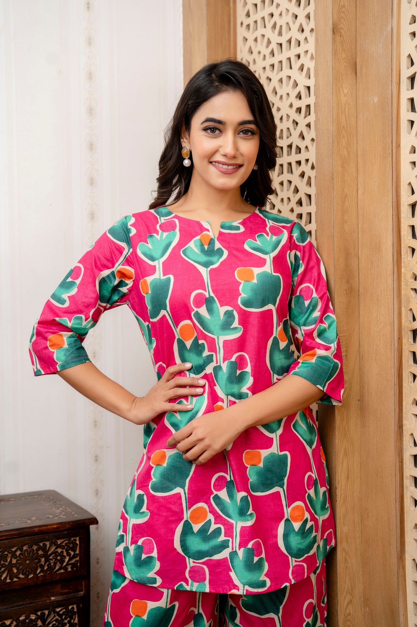 Sun-Kissed Prints and Effortless Fits Rayon Co-ord Set