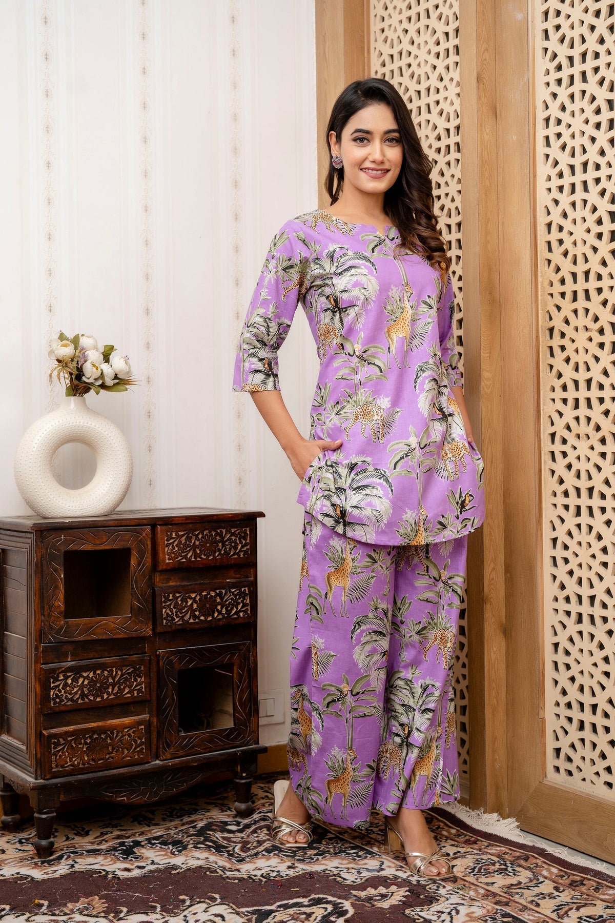 The Art of Rayon Co-ordination: Printed to Perfection