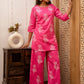 Blush Bloom Rayon Co-ord set