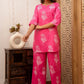 Blush Bloom Rayon Co-ord set