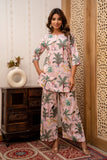 Rosy Reverie Rayon Co-ord set