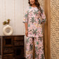 Rosy Reverie Rayon Co-ord set