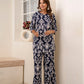 Celestial Rhythm blue Rayon Co-ord set