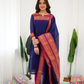 Cotton Kurti and Dupatta with Intricate Weaving Work