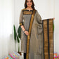 Cotton Kurti and Dupatta with Intricate Weaving Work
