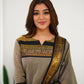 Cotton Kurti and Dupatta with Intricate Weaving Work