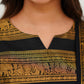 Cotton Kurti and Dupatta with Intricate Weaving Work