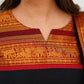 Cotton Kurti and Dupatta with Intricate Weaving Work
