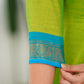 Cotton Kurti and Dupatta with Intricate Weaving Work