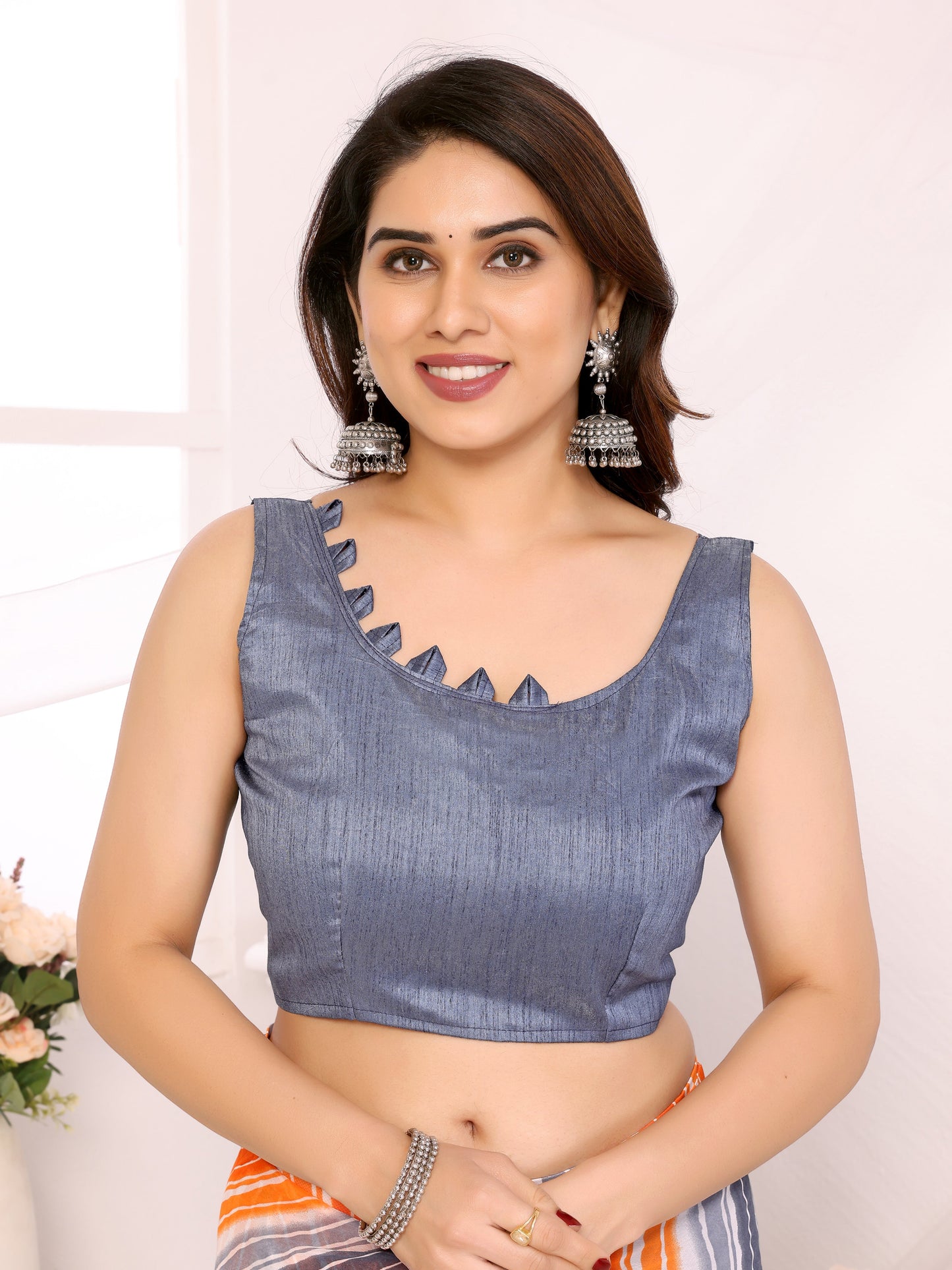 Pre-Stitched Georgette Saree  Ready to Wear Daily Printed Saree