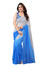 Ready to Wear Blue Color Printed Georgette Saree with Lace